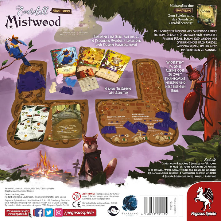 Pegasus Spiele 57607G Everdell: Mistwood [Erweiterung]
