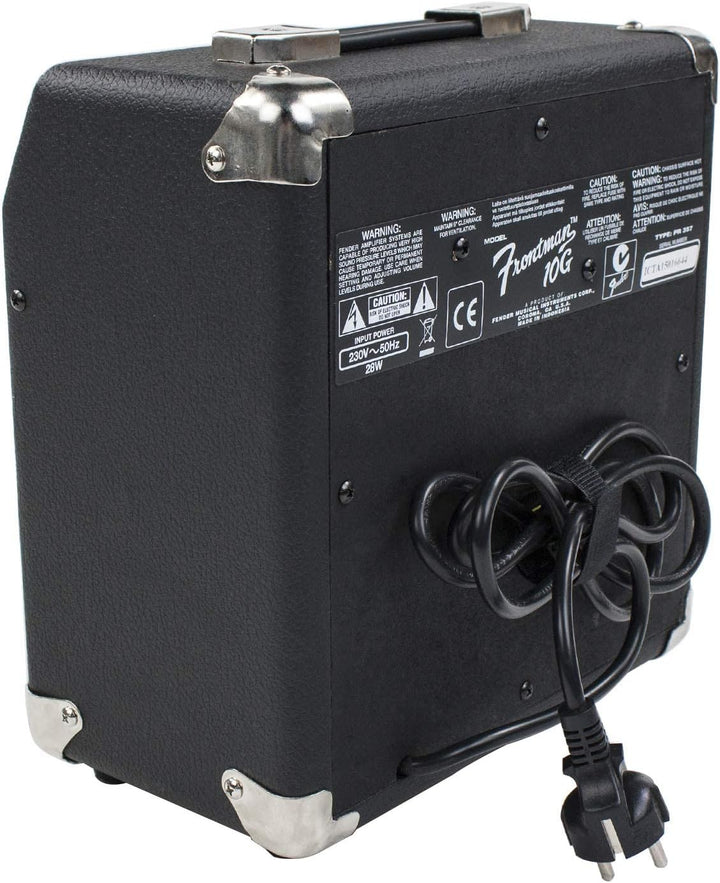 Fender Frontman 10G Combo Gitarrenverstärker – Idealer Übungsverstärker für E-Gitarre &amp; FT-1 Pro Cli