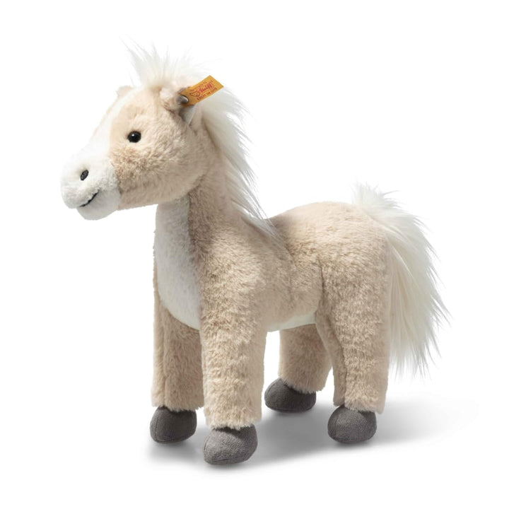 Steiff 074318 Soft Cuddly Friends Gola Pferd 27cm, blond stehend