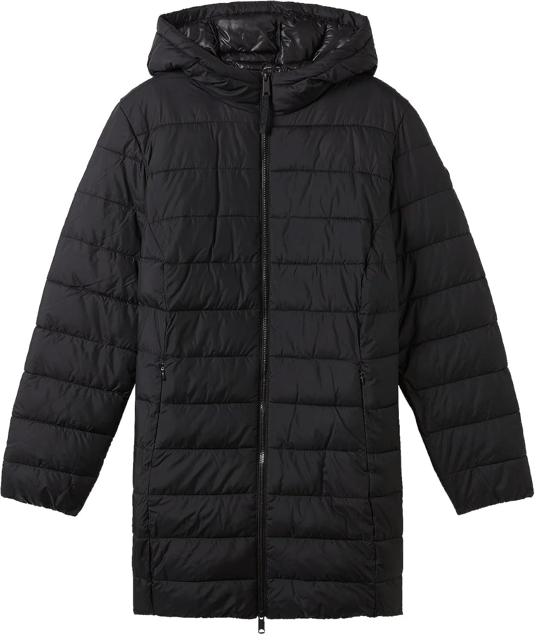TOM TAILOR Damen 1038990 Lightweight Steppmantel (1er Pack) 44 14482 - Deep Black, 44 14482 - Deep B