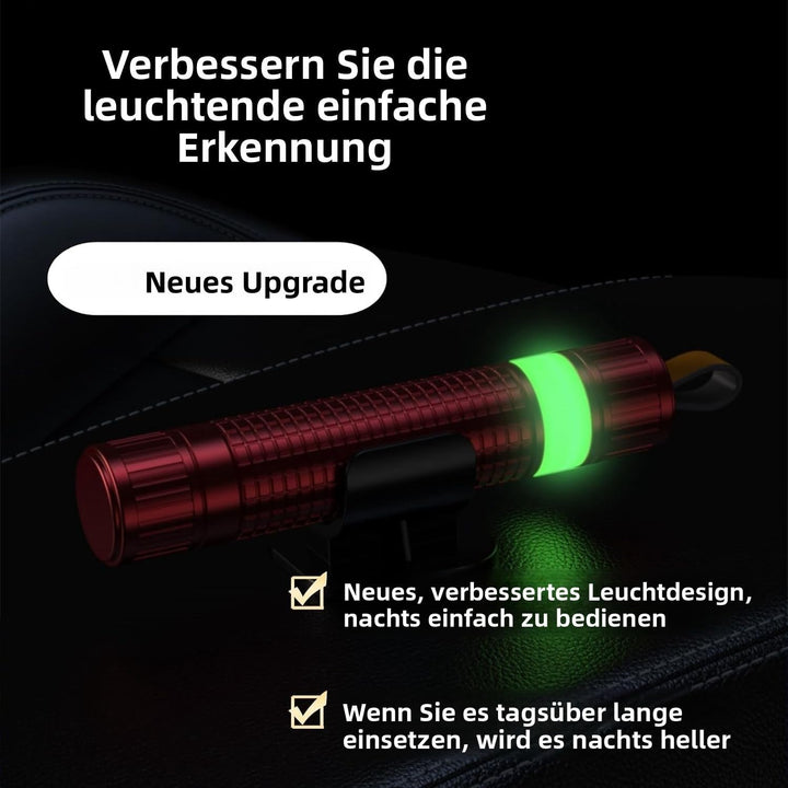 3er-Set 2-in-1-Gurtschneider Notfallhammer – Tragbarer Scheibenbrecher und Sicherheitsgurtschneider