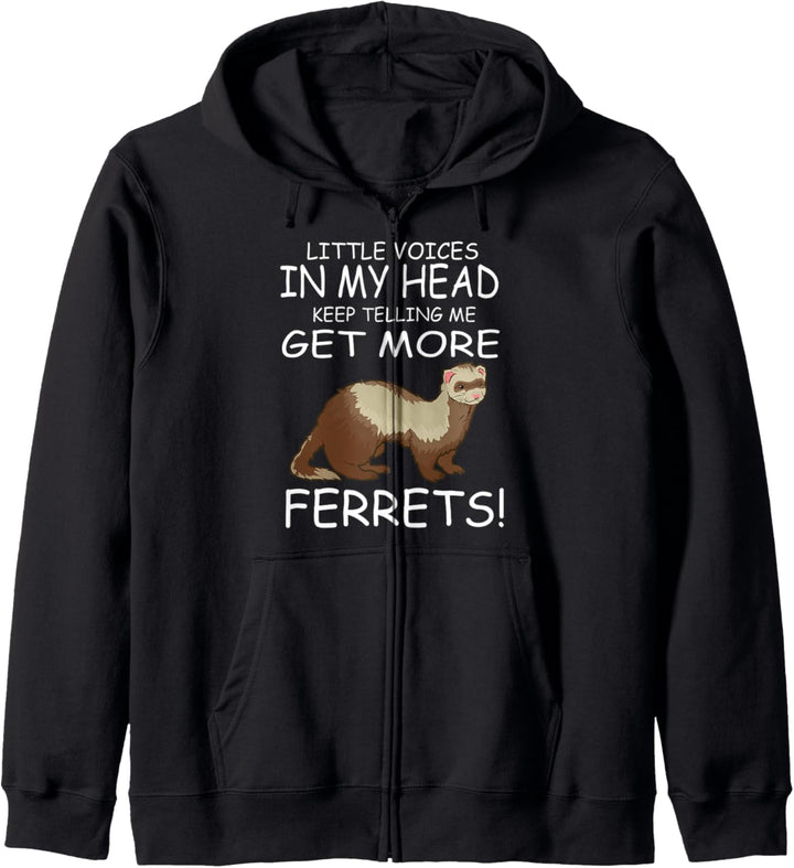 Little Voices Get More Ferrets Funny Kapuzenjacke