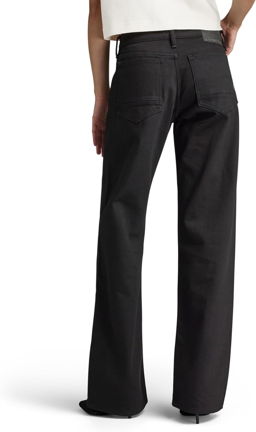 G-STAR RAW Damen Judee Loose Jeans 23W / 28L Schwarz (Pitch Black D22889-b479-a810), 23W / 28L Schwa