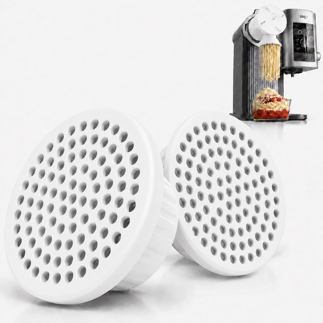 2 Stück Swirlyzer Spaghetti-Eis-Aufsatz für Ninja Creami Swirl, (Weiss), Weiss