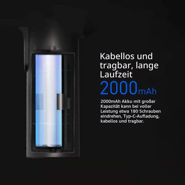 Original Xiaomi Mijia Schraubendreher Set Akkuschrauber Patent Akku 2000mAh Akku 5N.M Drehmoment 12P