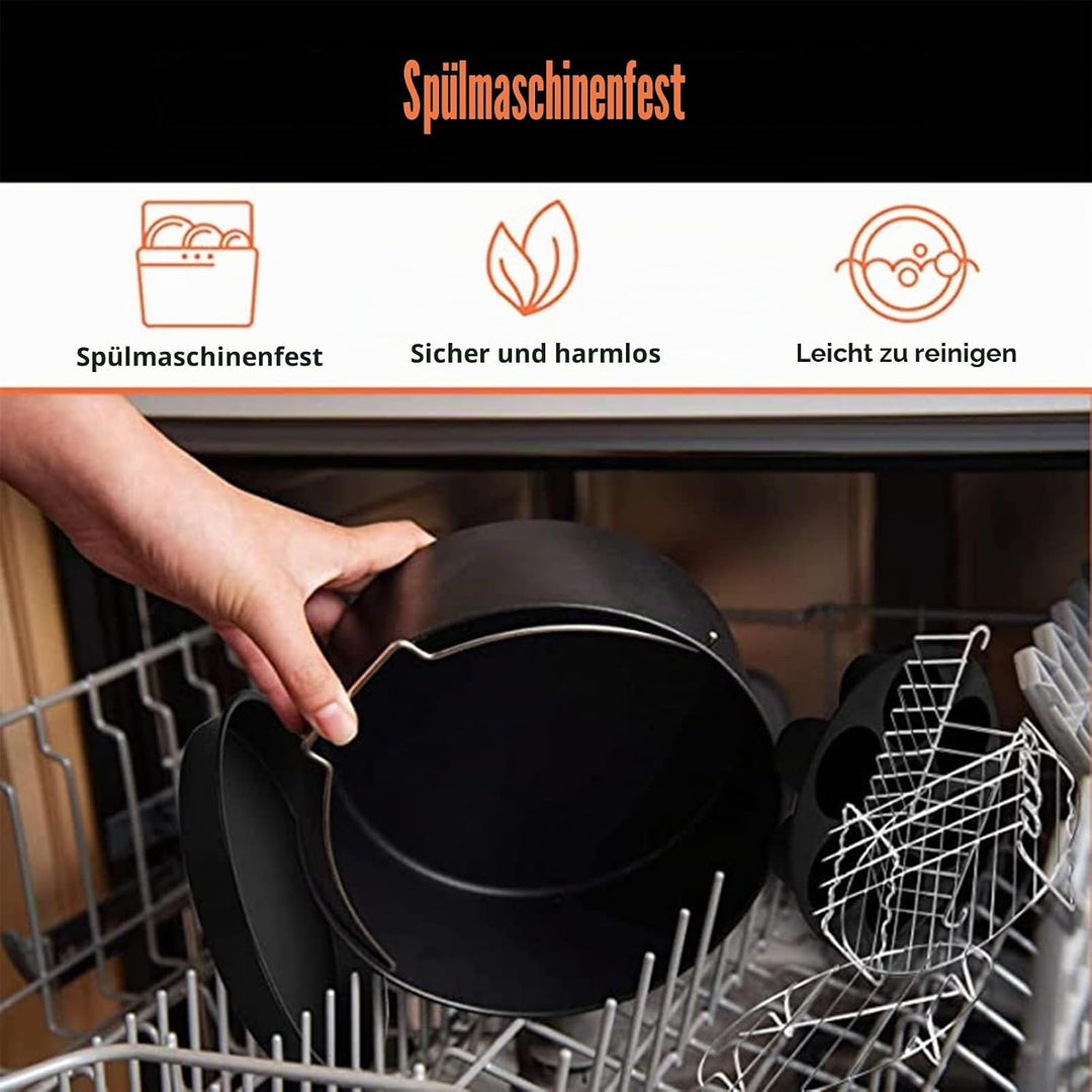 Kuchenform, Luftfritteuse, Kuchenform, Backen, Kuchenfass, Luftfritteusen-Zubehör für HD9925 HD9860