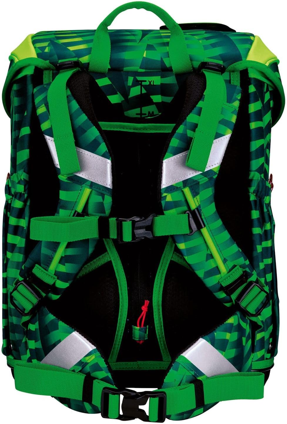 SCOUT Schulranzen Basic Neo Set 4-teilig Danger Dino grün