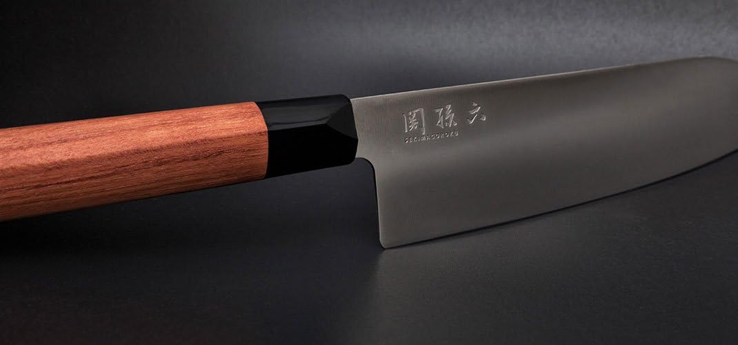 KAI Seki Magoroku Red Wood Griff Allzweckmesser mit red Wood Griff, Klinge 15,0 cm, MGR-0150U
