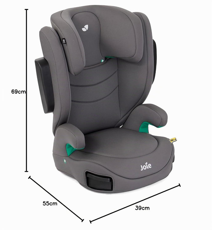 Joie i-Trillo™ R129 Sitzerhöhung, i-Size, leicht, Seitenaufprallschutz, einfache Gurtbefestigung – 3