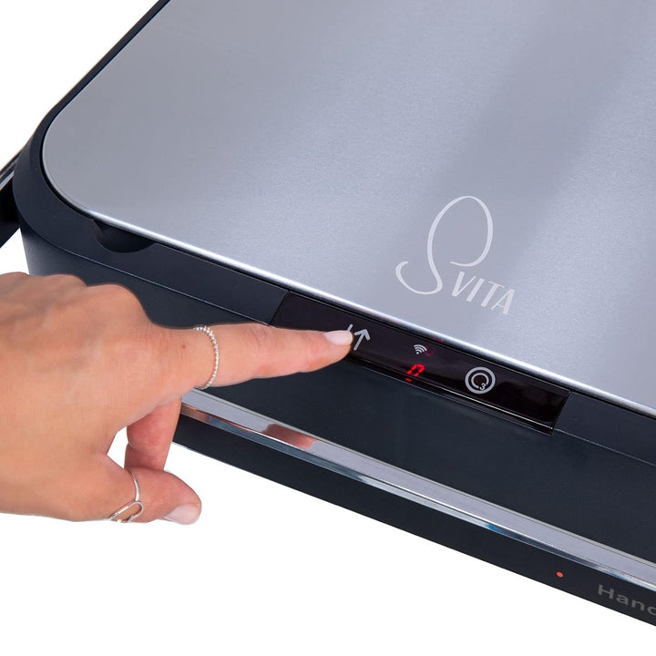 SVITA Sensor-Mülleimer 60L Aktivkohle- und Selbstreinigungs-Funktion Schwarz, Schwarz