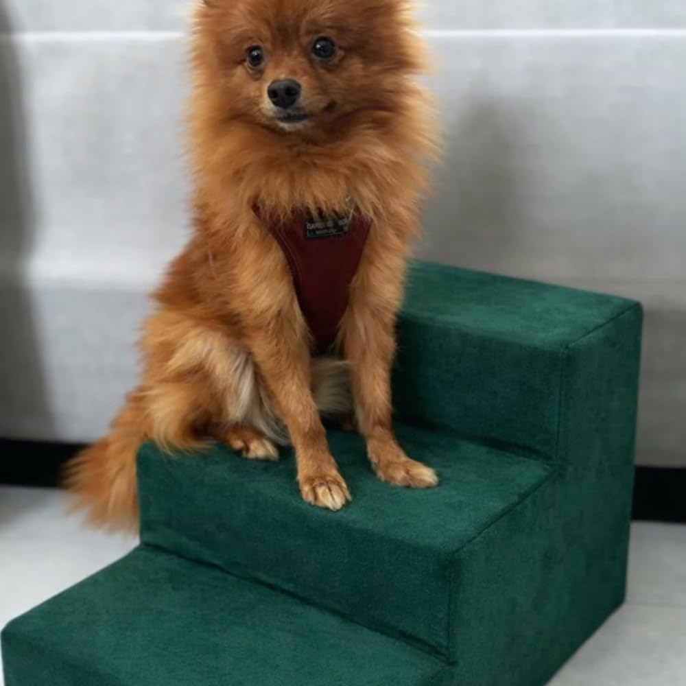Sofatreppe für Hunde und Katzen – Hundetreppe für Bett &amp; Sofa – 3- oder 4-stufig, rutschfest &amp; wasch