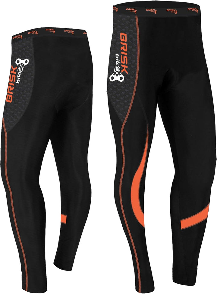 Brisk Bike Fahrradhose Herren Fahrradhose Herren lang mit Cool Gel-Polsterung im Inneren Fahrradhose