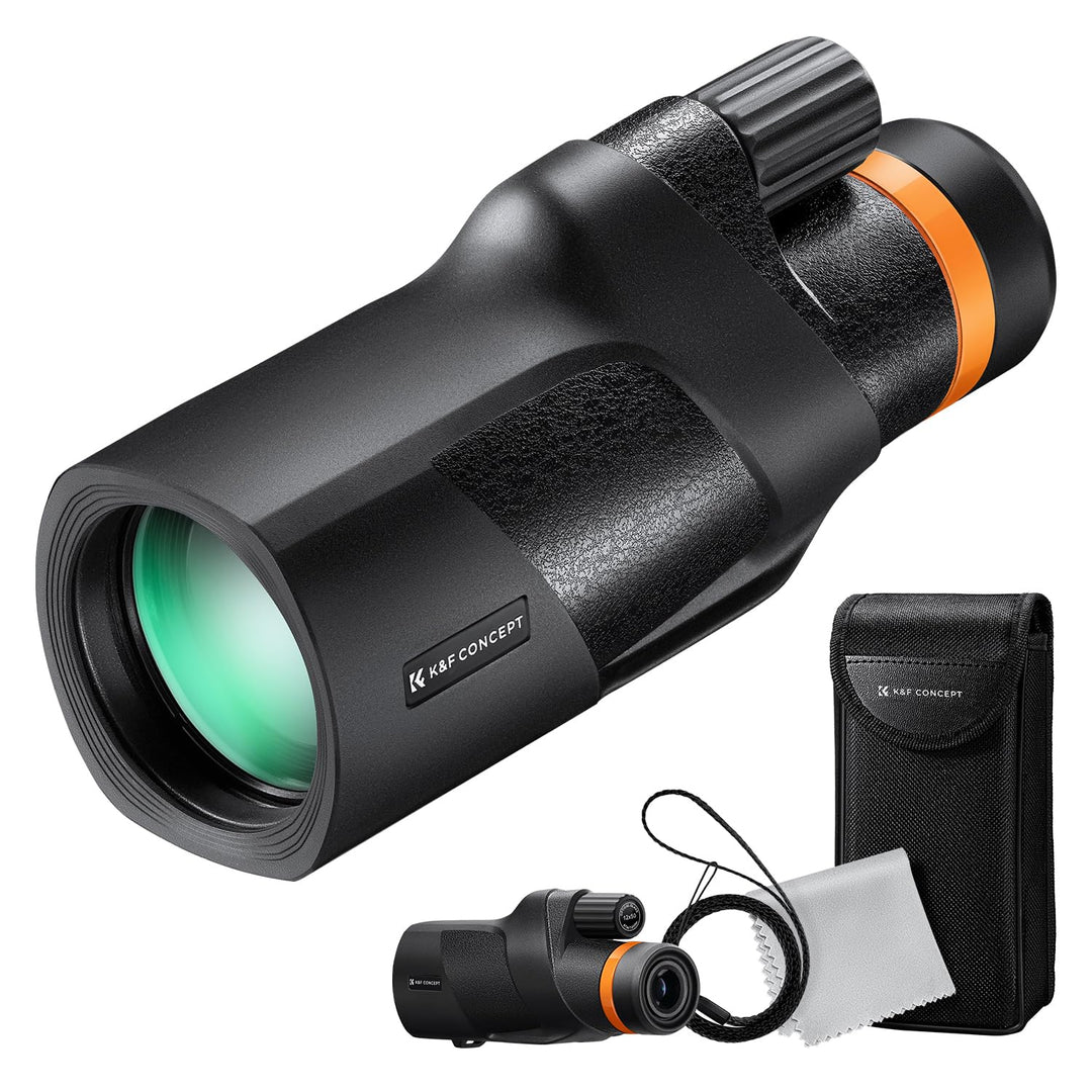 K&amp;F Concept Monokular Teleskop 12x50 HD Handy Fernrohr Mit Arca-Schnittstelle für Vogelbeobachtung,