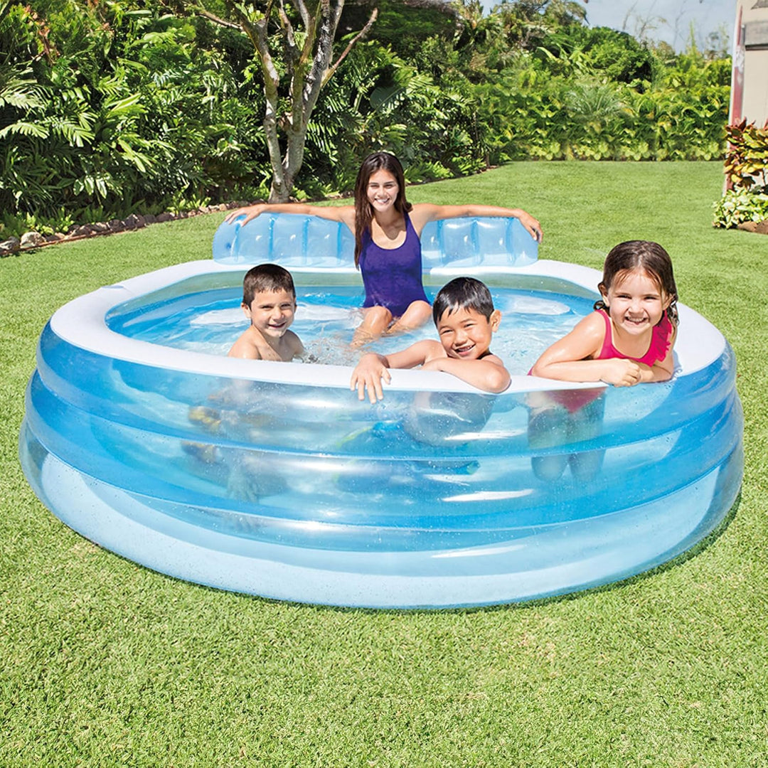 Intex 57190NP Swim Center Family Lounge Pool, 229 x 218 x 76 cm