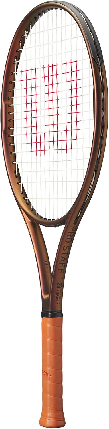 Wilson Pro Staff 26 V14 besaitet 240g Tennisschläger Kinderschläger Braun - 11-12, 11-12
