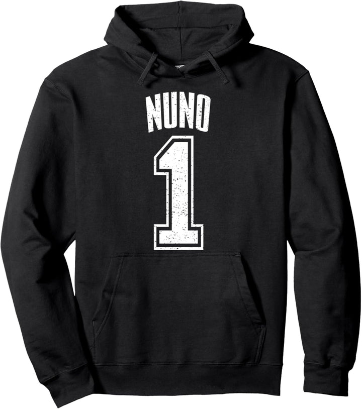 Nuno Supporter Number 1 Grösster Fan Pullover Hoodie