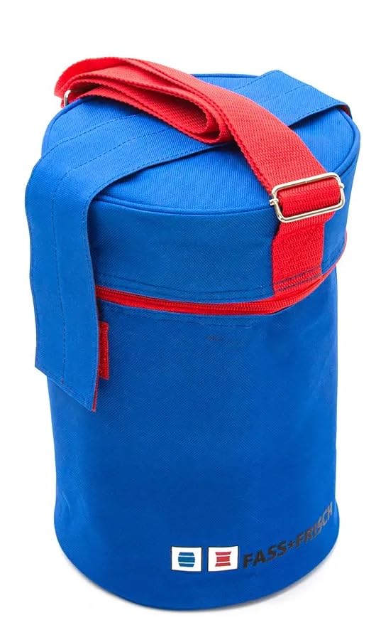 Mobile Kühlhaltetasche für 5 Liter Partyfass zum Zapfen für Partyfässer mit integrierter Kohlensäure