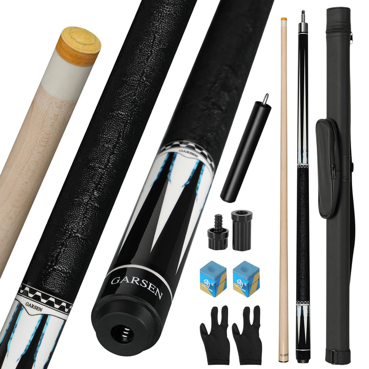GARSEN Billard-Queue-Stick, 147,3 cm, 510,3 g, 538,6 g, 567 g, 595,3 g, Billard-Hausbar, 4 Stück Led