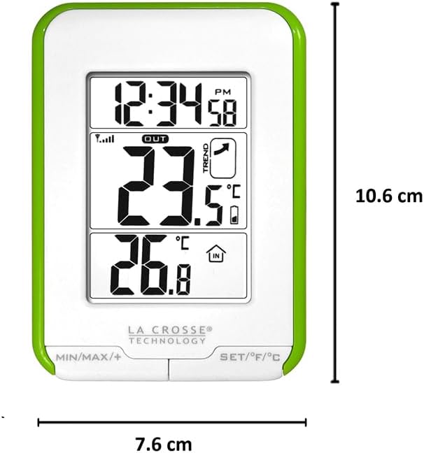 La Crosse Technology Temperaturen Station WS6810W-GREEN grün, grün