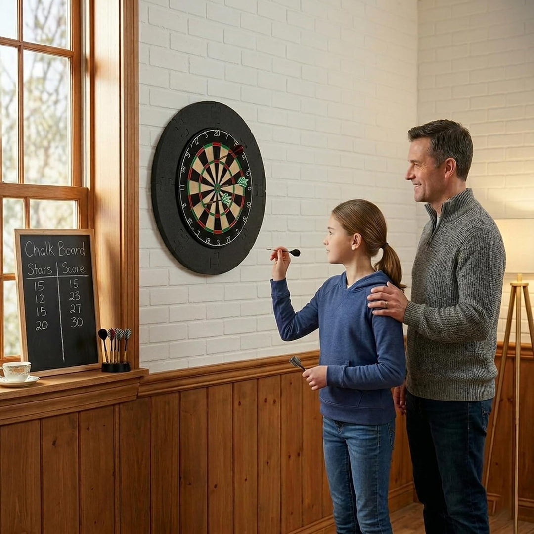 Dart Surround Schutzring für Dartscheibe Ø 45,5 cm, Eva Dartscheibe Umrandung &amp; Wandschutz, Dartboar