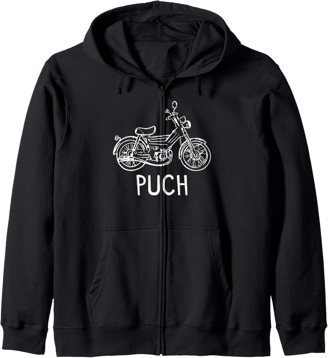 Motorroller Mofa Moped Puch Maxi Roller Geschenk Kapuzenjacke
