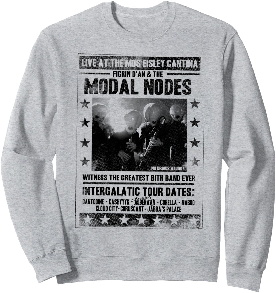 Star Wars Cantina Band Concert Poster Sweatshirt