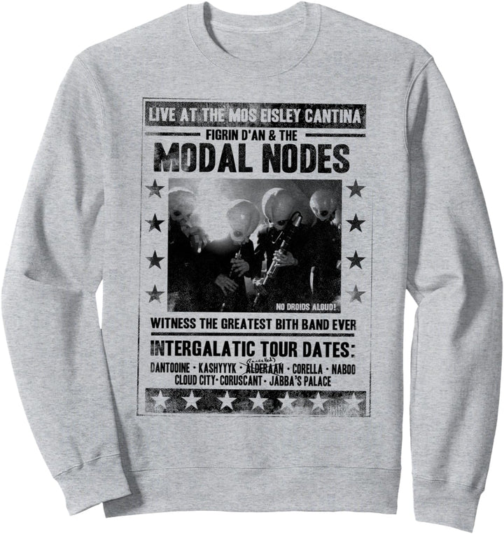 Star Wars Cantina Band Concert Poster Sweatshirt