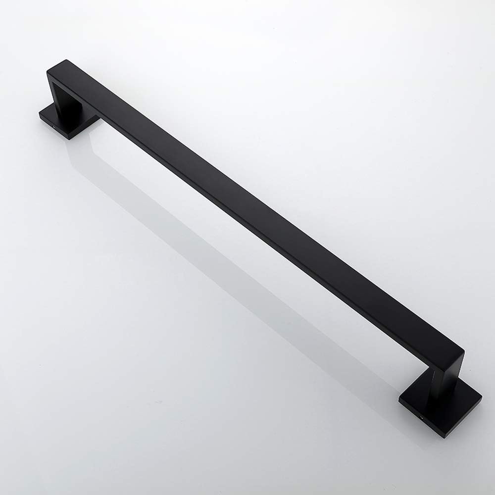 TASTOS XBJ7 Stainless Steel Towel Rack Black, Acrylic Schwarz 23.6-Inch, Schwarz 23.6-Inch