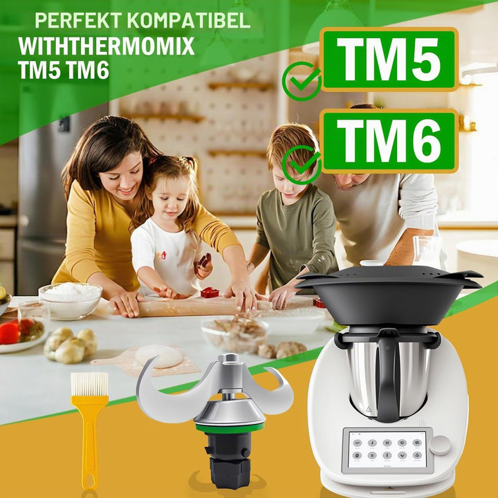 Teigmesser für Thermomix TM6 TM5 TM7 Ersatzteile für Thermomix Messer Teigmesser Edelstahl Messer fü