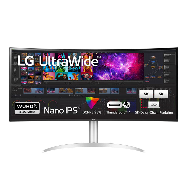 LG Electronics 40WP95XP-W UltraWide™ WUHD 5K 39,7" (100,86cm), 5120 x 2160, 21:9, AMD FreeSync™, HDR