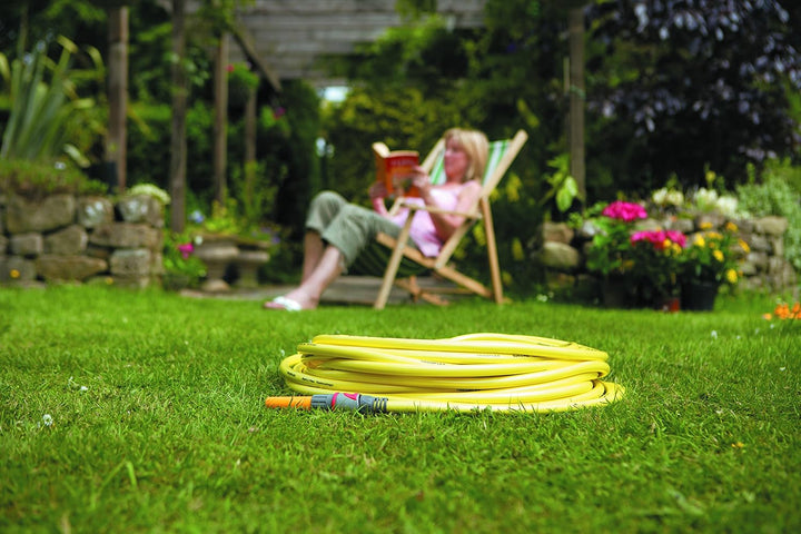 Hozelock 139071 Super Tricoflex Ultimate 15 mm x 25 m, Gelb, 50x40x30 cm, 50x40x30 cm