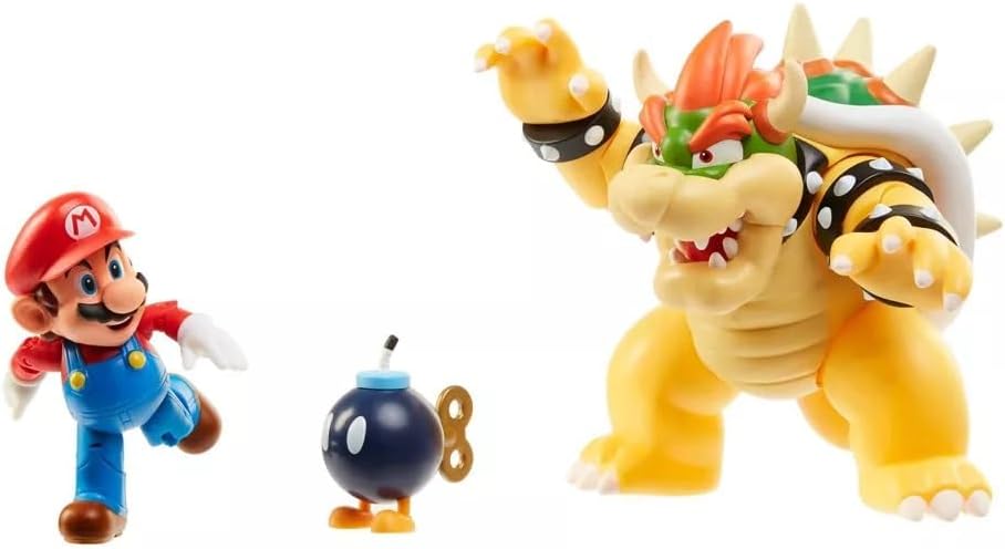 Nintendo Super Mario Bowser 18cm vs. Mario Figuren Set (Wave 1)