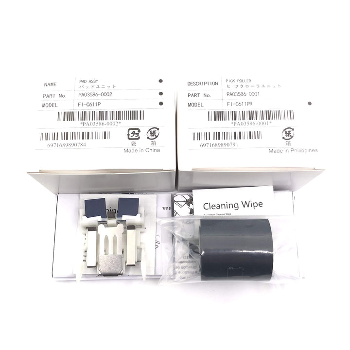 OKLILI PA03586-0001 PA03586-0002 Pickup Pick Roller + Pad Assy Assembly Separation Pad kompatibel mi