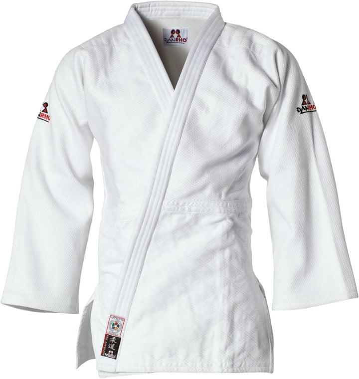 DanRho Judogi Ultimate 750 IJF Approved mit Label weiss Judoanzug Gi 170 S Weiss, 170 S Weiss