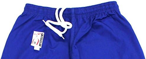 S.B.J - Sportland Baumwollhose/Kampfsporthose/Judohose blau mit Knieverstärkung 160 Blau, 160 Blau
