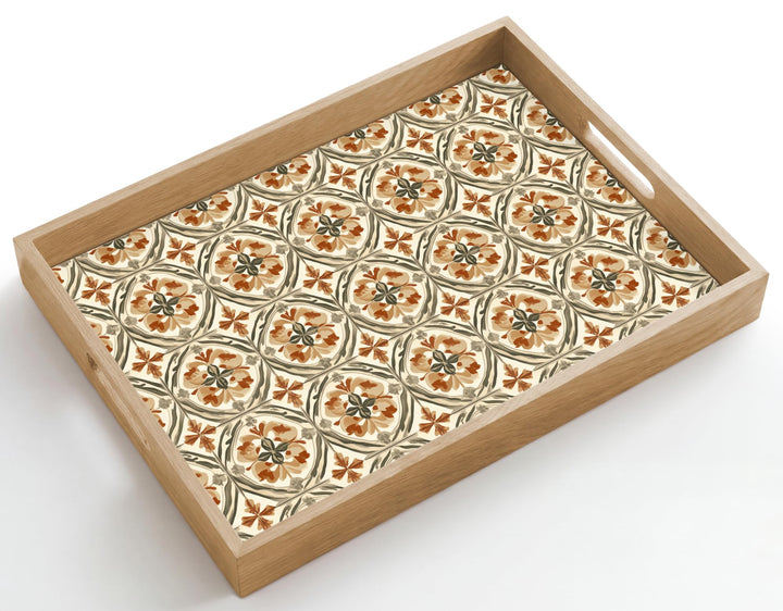 Holztablett Rechteckig 50x35 cm Küchentablett Servier Tablett Eiche Serviertablett Holz Servierplatt