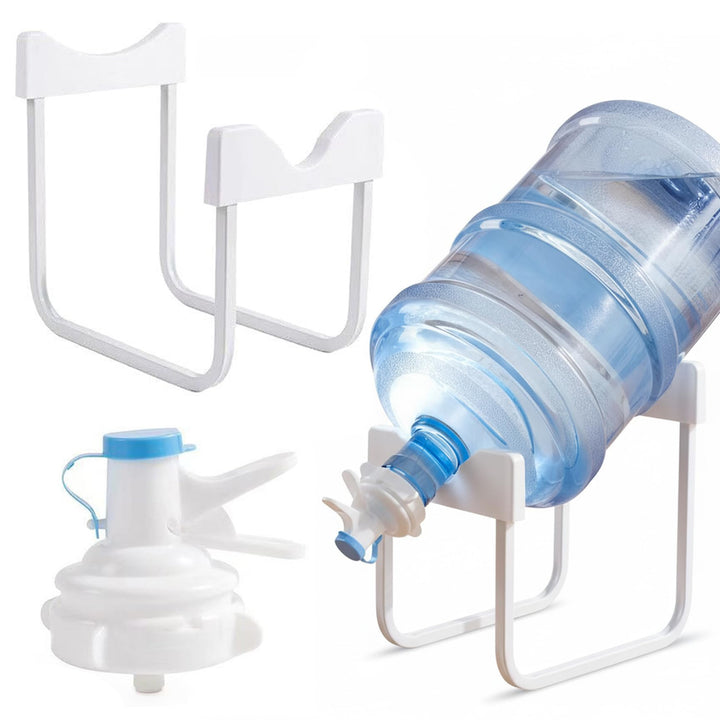 Rutschfester 5-Gallonen-Wasserkrug-Ständer – Wasserspender-Ständer mit wiederverwendbarem 2, 15-Zoll