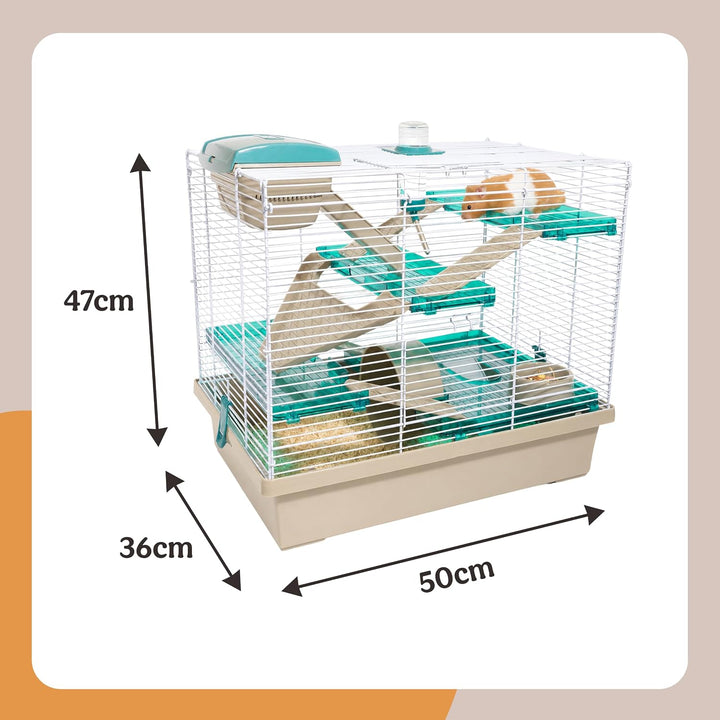 Rosewood 19178 Hamster Käfig Pico XL Translucent Teal