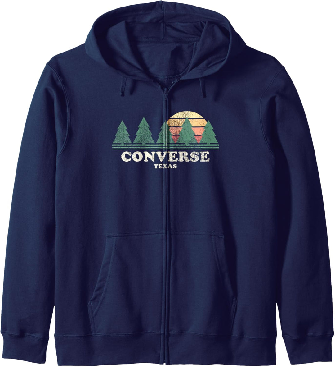Converse TX Vintage Throwback Tee Retro 70er Jahre Design Kapuzenjacke