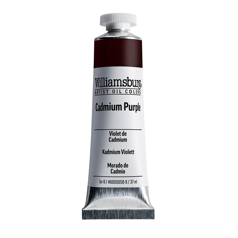 Williamsburg - Handgemachte Oelfarbe - 37 ml - Kadmiumlila 37 Ml Tube Kadmiumviolett, 37 Ml Tube Kad
