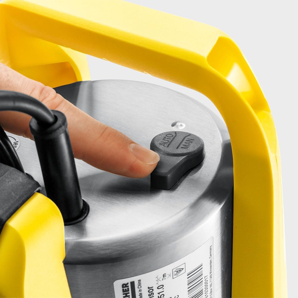 Kärcher Tauchpumpenbox SP 17.000 Flat inkl. C-Kupplung, 20 mtr. Bauschlauch &amp; Kunststoffbox
