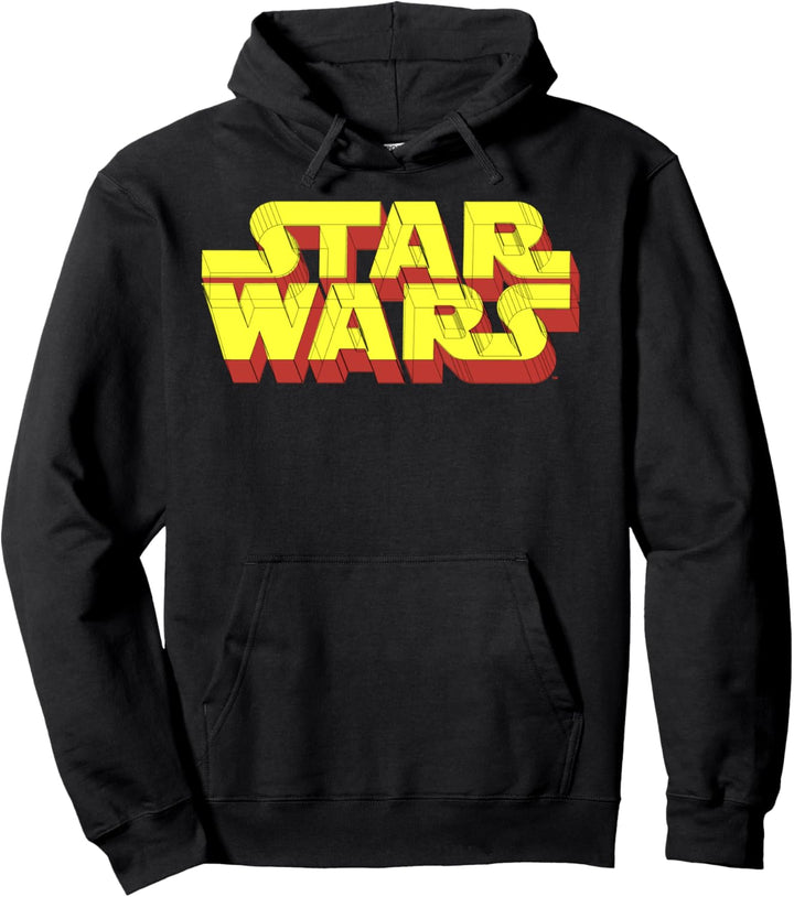 Star Wars 3D Text Logo Pullover Hoodie