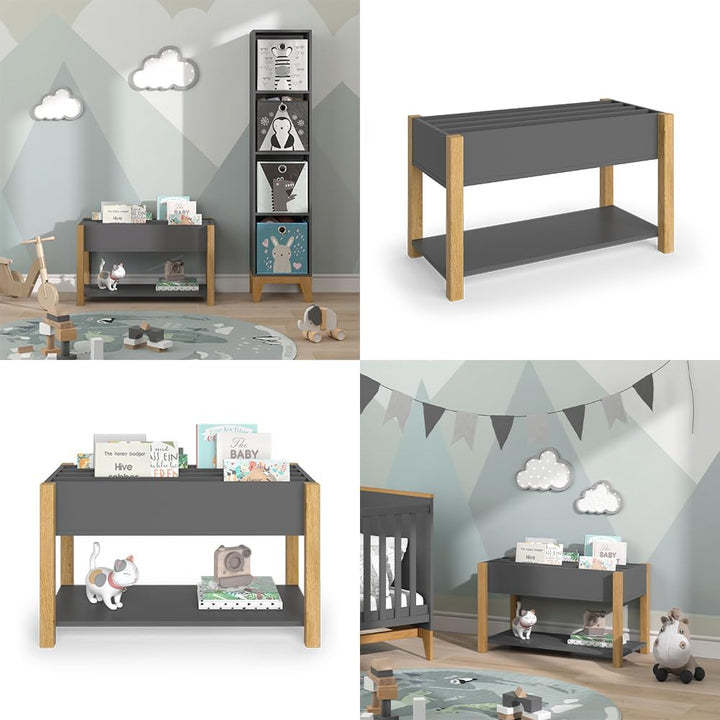 VitaliSpa Kinderregal Malia, Grau, 80 x 46 cm, Grau