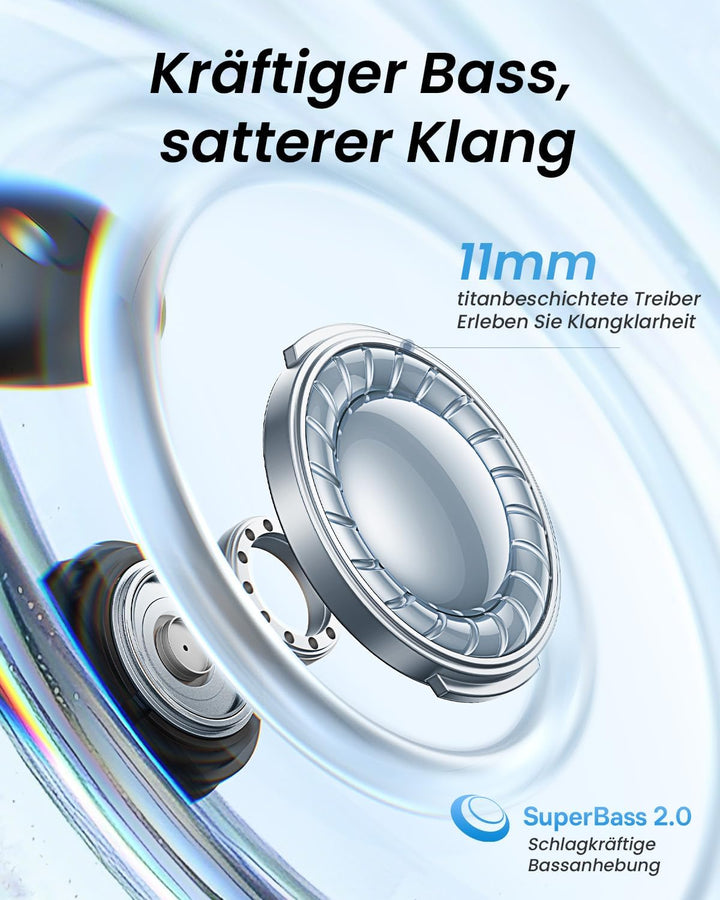 Baseus Bass BC2 Open Ear Kopfhörer, Clip-On Earbuds