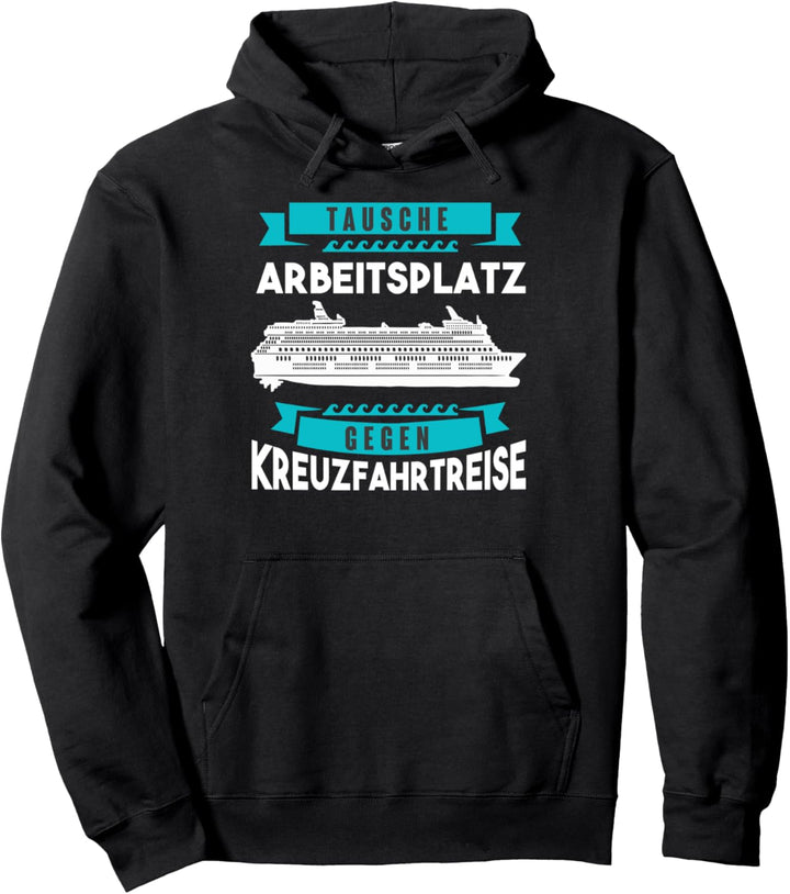 Kreuzfahrt Seefahrt Kreuzfahrtschiff Geschenk Pullover Hoodie
