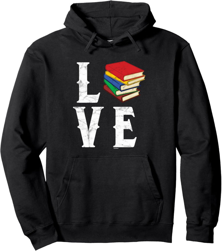 Ich Liebe Bücher Buch Lesen Leser Leseratte Kapitel Pullover Hoodie