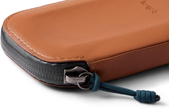 Bellroy All-Conditions Card Pocket, Leder , Wasserfest, Wasserbeständig- Bronze, Bronze