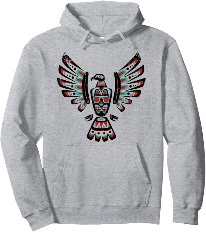 Indianer Falke Astrologisches Zeichen Indian Zodiac Pullover Hoodie