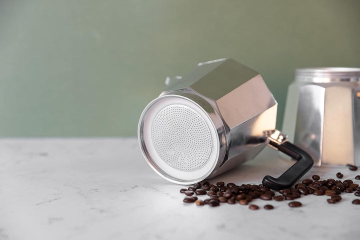 La Cafetière Venice Espressokocher, Aluminium Silberfarben Three Cup, Silberfarben Three Cup