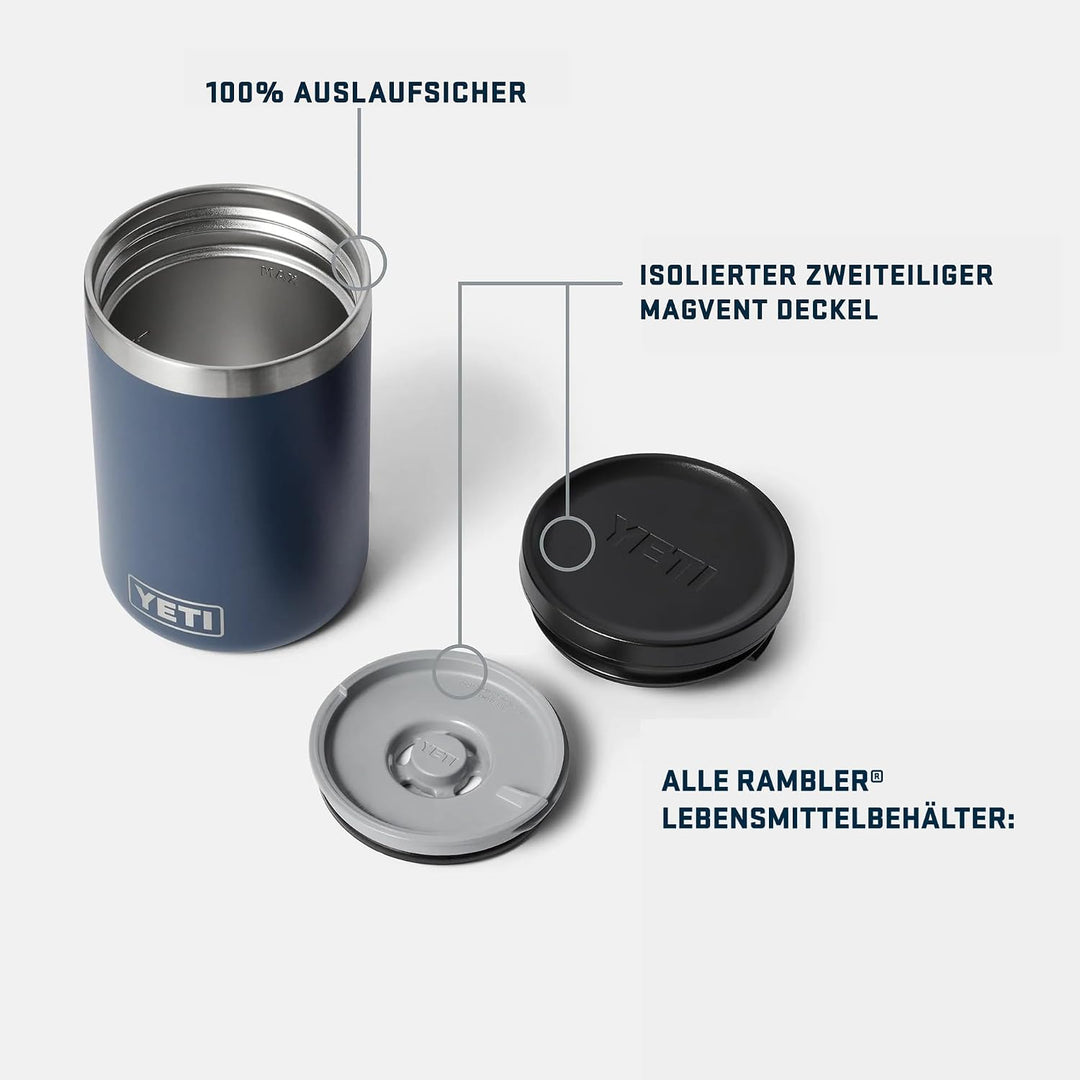 YETI Rambler Isolierter Essensbehälte, Black Forest Green, 16 oz (473 ml) Black Forest Green 16oz (4